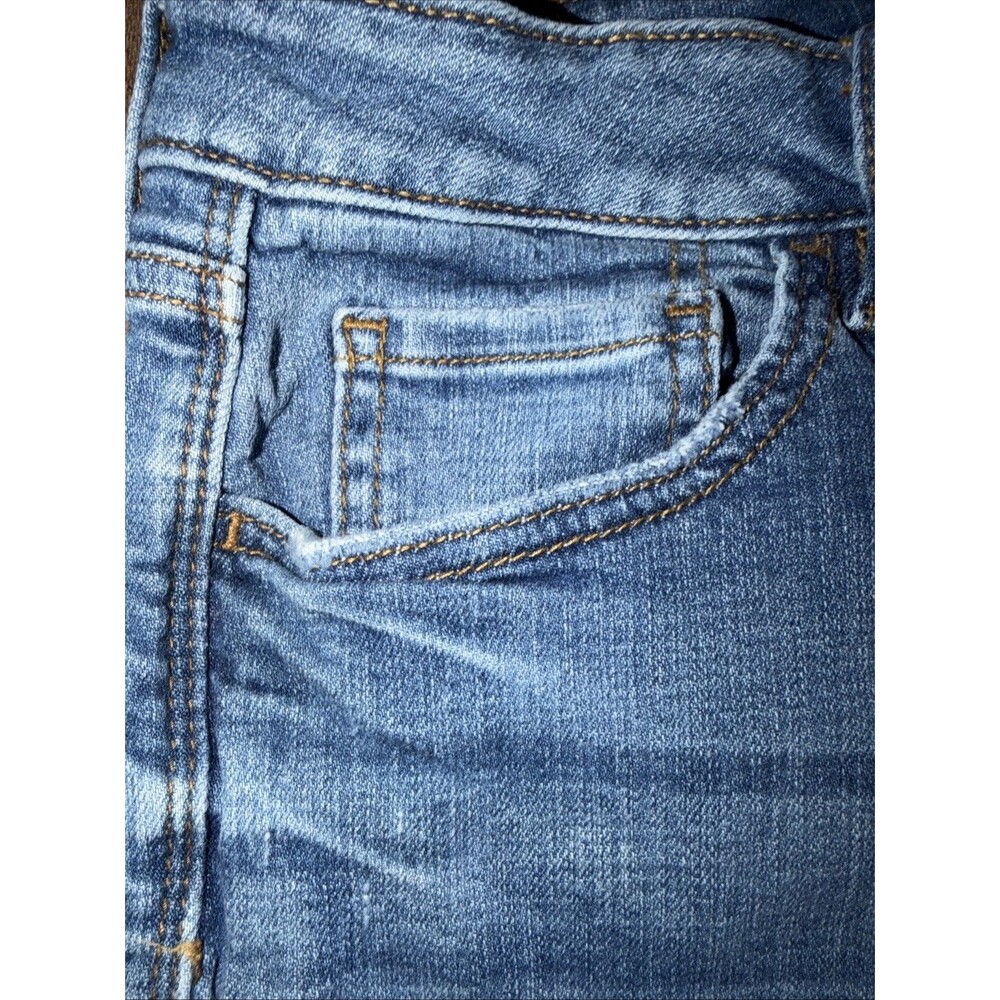 Studio Blue Womens 32 Stretch Med Wash Distressed Skinny Slim Fit 5-Pocket Jeans - Picture 5 of 16